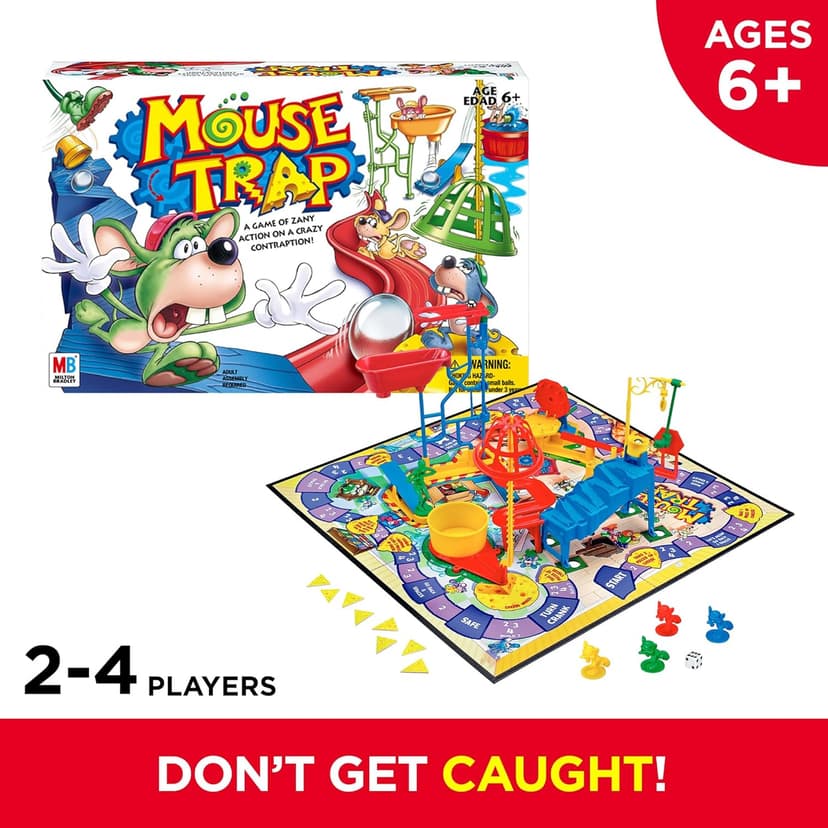 Mouse Trap Board Game For Kids Ages 6 and Up (Amazon Exclusive)