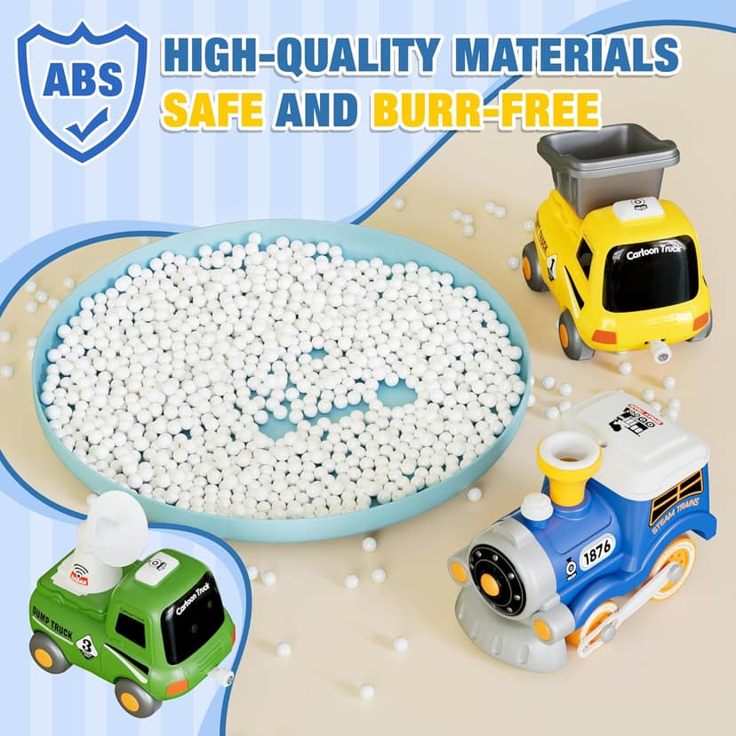 MORECOLL Train Set for Toddlers w/Steam, Music & Lights - First Choo Choo Train for Toddlers, Electric Train Set for Kids, Magnetic Train Toys, Christmas Birthday Gifts for Boys Girls