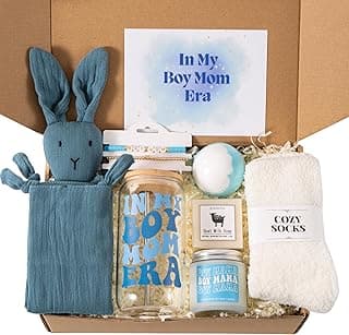 New Mom Gifts, Baby Shower Gifts for Boys, New Mom Gift Basket After Birth, Pregnancy Gifts for First-Time Mom, Expecting Mom, New Mom Care Package After Baby, Postpartum Gifts for Mom, Boy Mom Gift