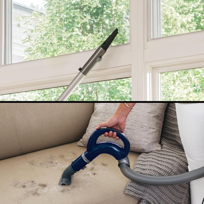 Shark NV360 Navigator Lift-Away Deluxe Upright Powerful Suction Vacuum for Hardwood Floor, Carpet, Muti-Surface Spotless Cleaning with Large Dust Cup Capacity, Swivel Steering, Blue (Renewed)