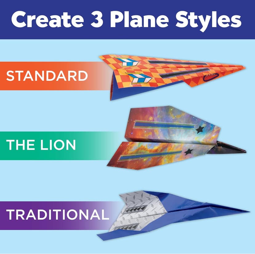Creativity for Kids Paper Airplane Kit, Make 20 Airplanes B00A3H81LK