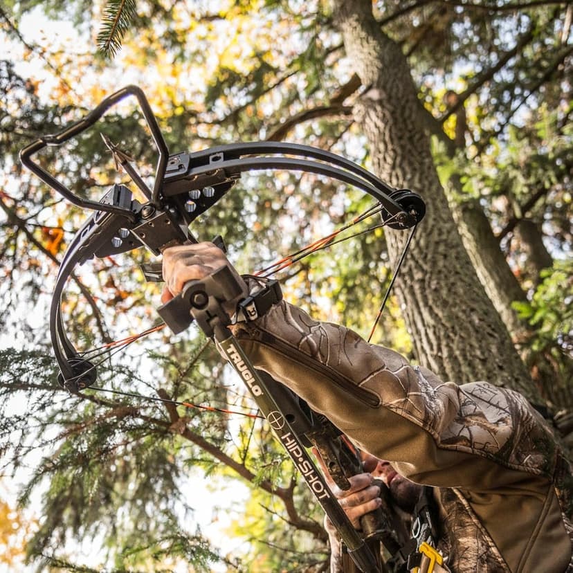TRUGLO Hip Shot Lightweight Stable Compact Portable Telescopic Versatile Crossbow Shooting Rest for Improved Accuracy