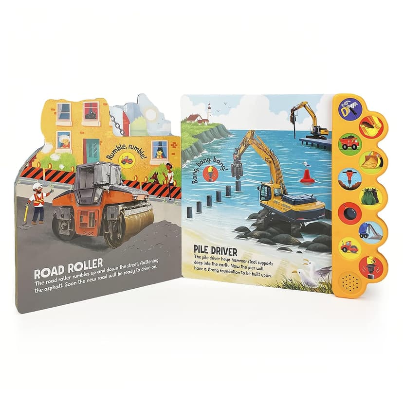 Dig It! Dump It! Build It! 10-Button Sound Book for Little Construction Lovers, Ages 2-7 1646385977