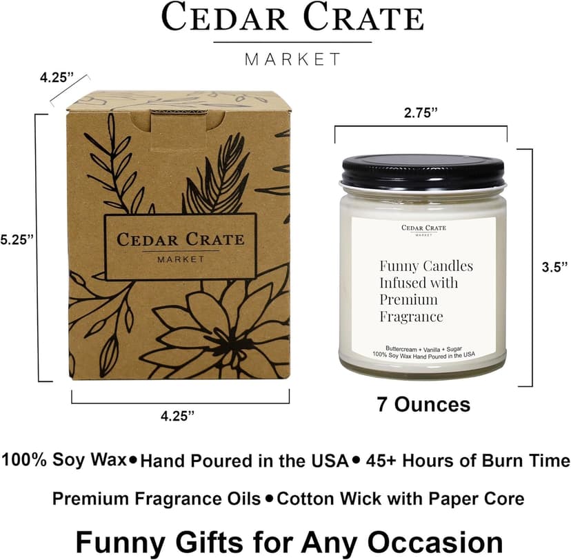 Best Friend- Gifts for Women, Men, Sister Gift, Best Friend Birthday Gifts for Women, Unique Bestie Presents, Funny Birthday Candles, Friendship, Friends, 100% Soy Wax Candles - Handmade in The USA