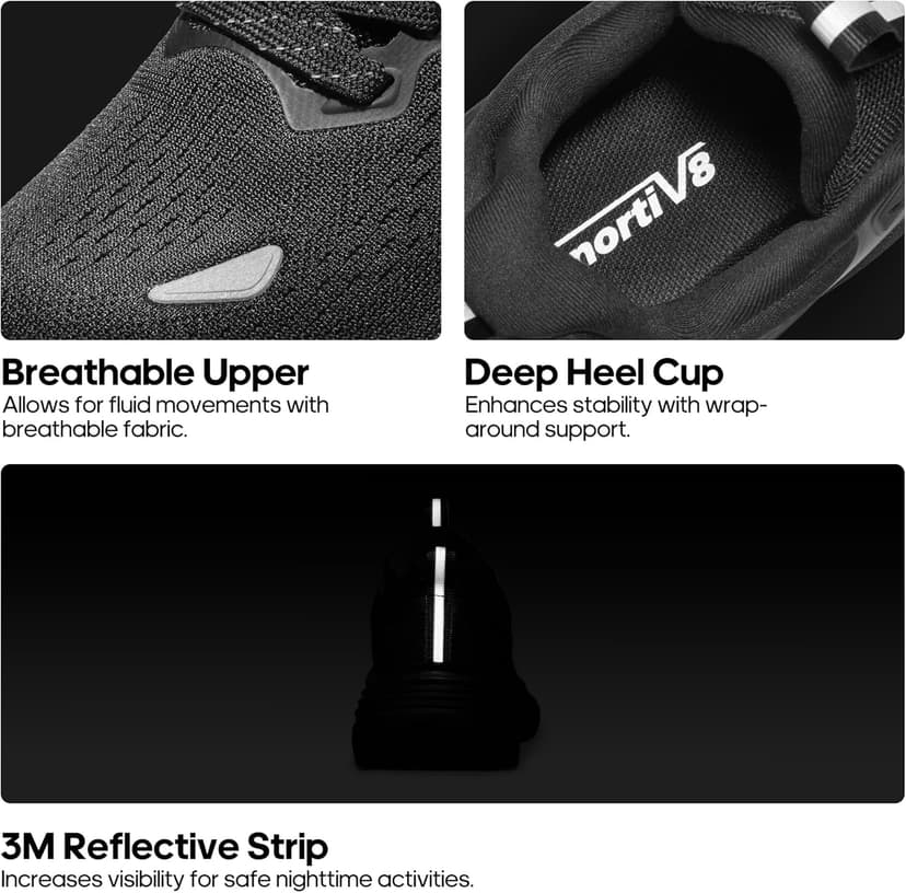 NORTIV 8 Women's Walking Shoes Cushion Comfortable ActiveBreeze Running Tennis Shoes Non-Slip Workout Gym Sports Athletic Breathable Fashion Sneakers