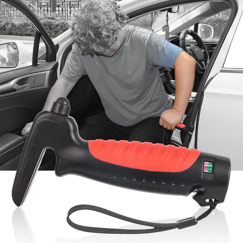 4 in 1 Car Handle Assist for Elderly Car Door Handle - Multifunction Car Transfer Aid - Help Elderly Get Out of Car, Auto Cane Portable Vehicle Support Handle for Seniors, Handicapped, Max 450 Pounds B0D6YV73LJ