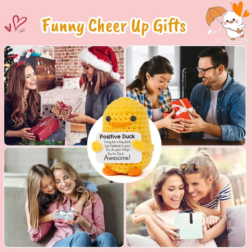 MBL Birthday Gifts for Her Women – Back to School Thank You Appreciation Get Well Emotional Inspirational Support Funny Duck Pickle Potato Dumpster Nuggets Present for Him Men Friend Teacher Coworker