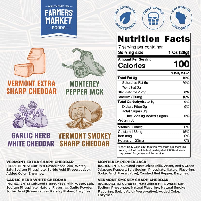 Farmers Market, Gluten Free, Keto, Paleo, Low Sodium, Zero Sugar, Christmas Charcuterie Board, Holiday Meat and Cheese Gift Baskets, Classic Assortment