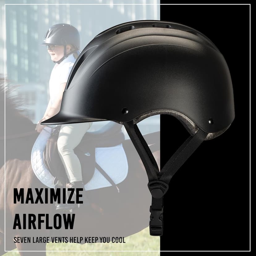 Troxel Sport 2.0 Injection Molded Horse Riding Helmet, Lightweight Adjustable Design, Safety Horseback Riding Gear
