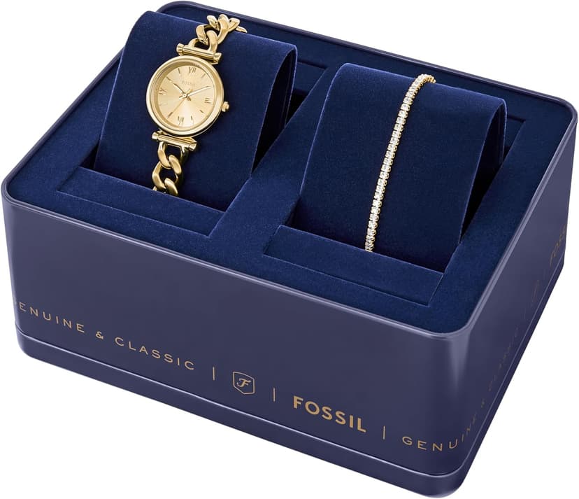 Fossil Women's Carlie Quartz Stainless Steel Three-Hand Watch