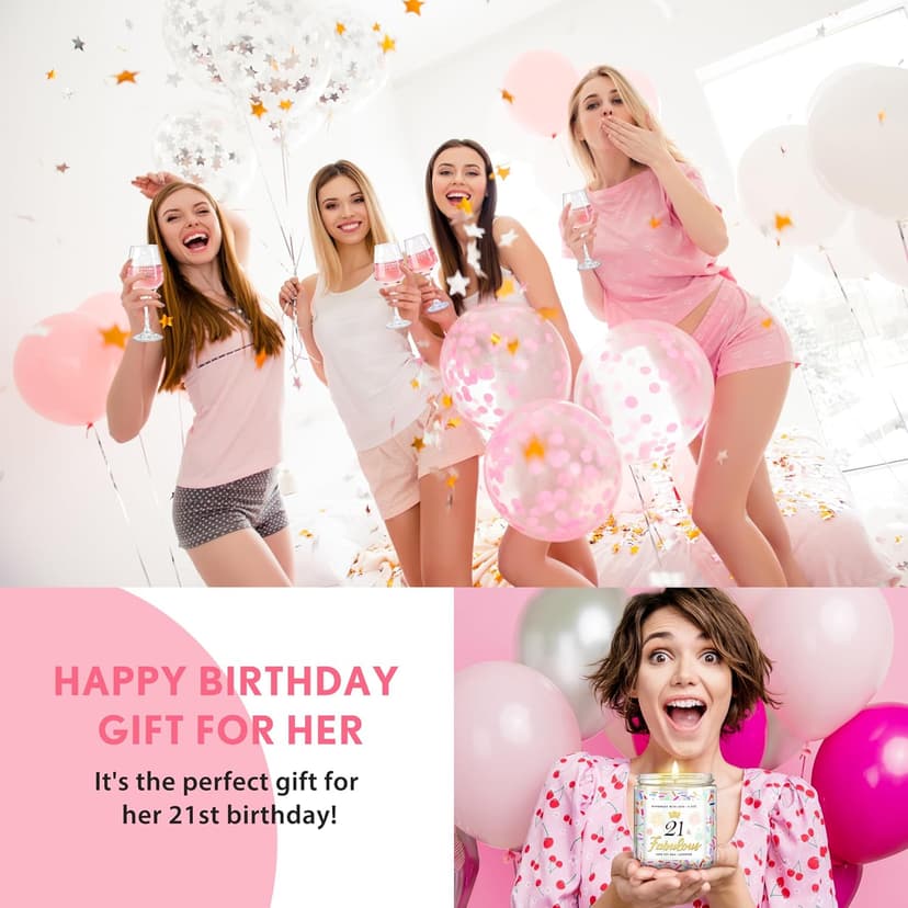 Unique 21st Birthday Decorations & Gifts for Her: Funny Ideas for Friends, Sisters, Daughters Turning 21 B0D2D9RZ51