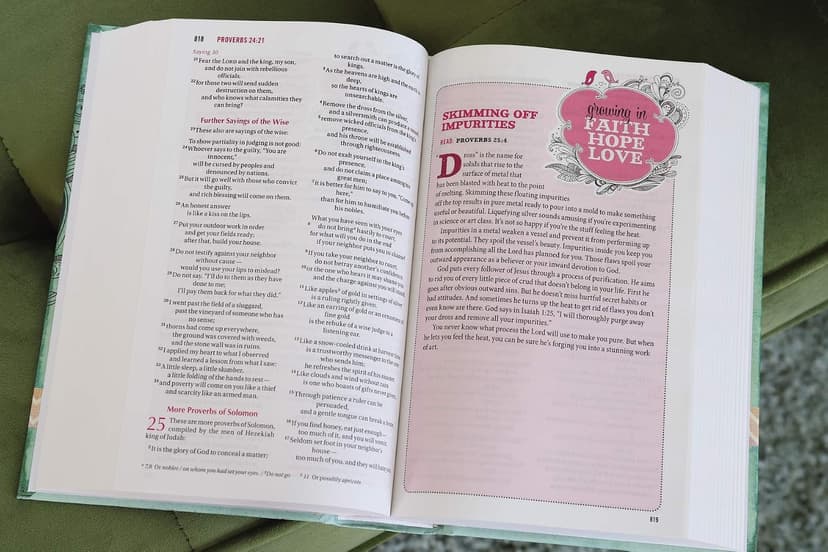 NIV, Bible for Teen Girls, Hardcover: Growing in Faith, Hope, and Love – The Perfect Christian Faith Gift for Your Teenage Girl, Age 13-18 0310749697