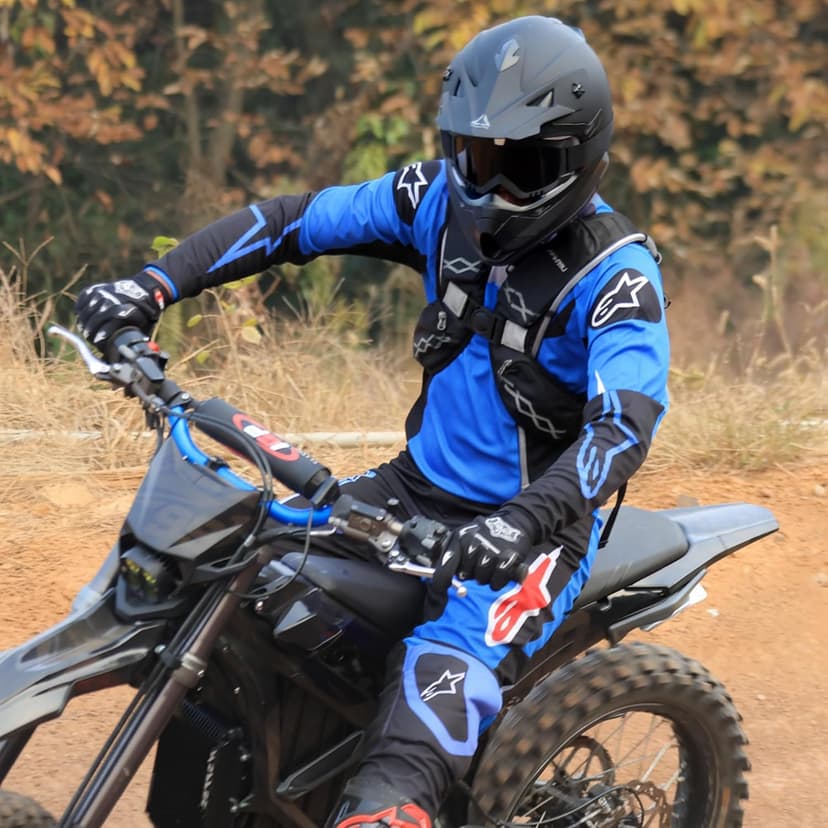 TRIANGLE Adult Dirt Bike Helmet Full Face Motorcycle Helmets with Adjustable Goggles & Gloves - DOT/FMVSS-218 Certified Motocross Helmet for Off-Road ATV BMX UTV