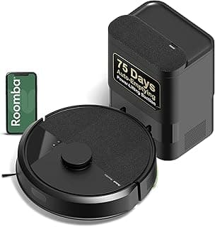 iRobot Roomba 105 Vac Robot Vacuum with AutoEmpty Dock - Self-Empties for 75 Days, Easy to use, Intense Power-Lifting Suction, LiDAR Navigation, Multi-Surface Cleaning, Cleans in Neat Rows