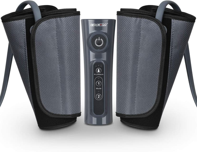 CINCOM Leg Massager for Circulation and Pain Relief, Air Compression Calf Massager with 2 Modes 3 Intensities Helpful for RLS Edema and Muscles Relaxation Gifts