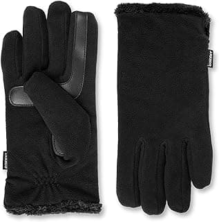 isotoner womens Stretch Fleece Gloves With Microluxe Lining and Smart Touch Technology