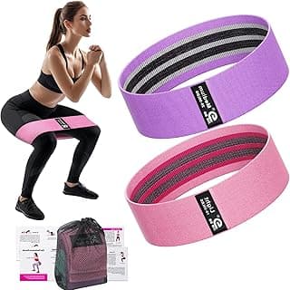 Thick Fabric Booty Bands – Resistance Loop Bands for Glutes & Legs, Home Gym, Pilates & Yoga – JIN BD