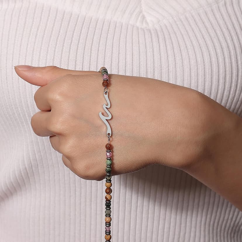 TONY & SANDY Friend Gifts for Women, Unique Birthday Gifts for Women, Sister Gift from Sister, Wave Bracelet, Christmas Stocking Stuffers for Woman Female, Bestie Friendship Bracelets B0FLY9MSD9