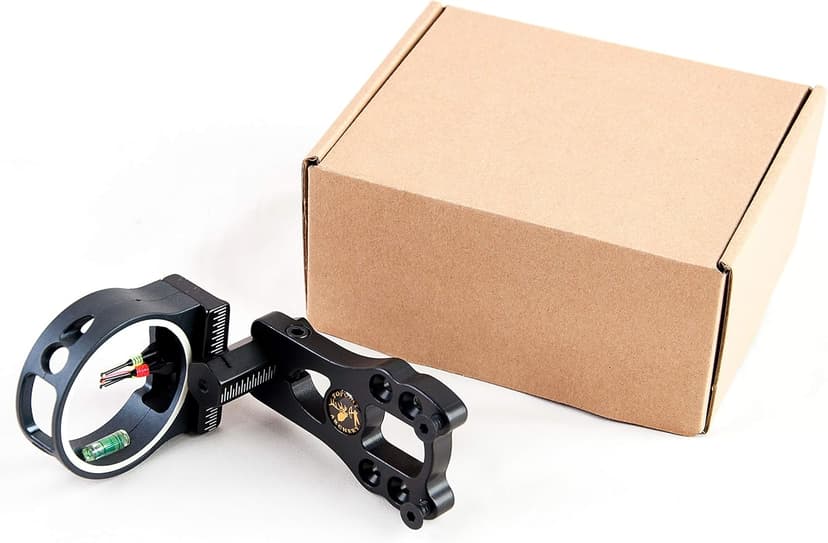 TOPOINT ARCHERY 3 Pin Bow Sight - Fiber, Brass Pin, Aluminum Machined - Right and Left Handed