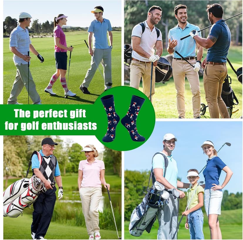 Anniversary Christmas Valentines Gifts for Husband Dad Stepdad, Stocking Stuffers for Men Him Golfer,Golf Accessories for Men Funny Golf Socks for Men Dad,Christmas Birthday Gift From Daughter Wife Son B0FT7NQZ1S
