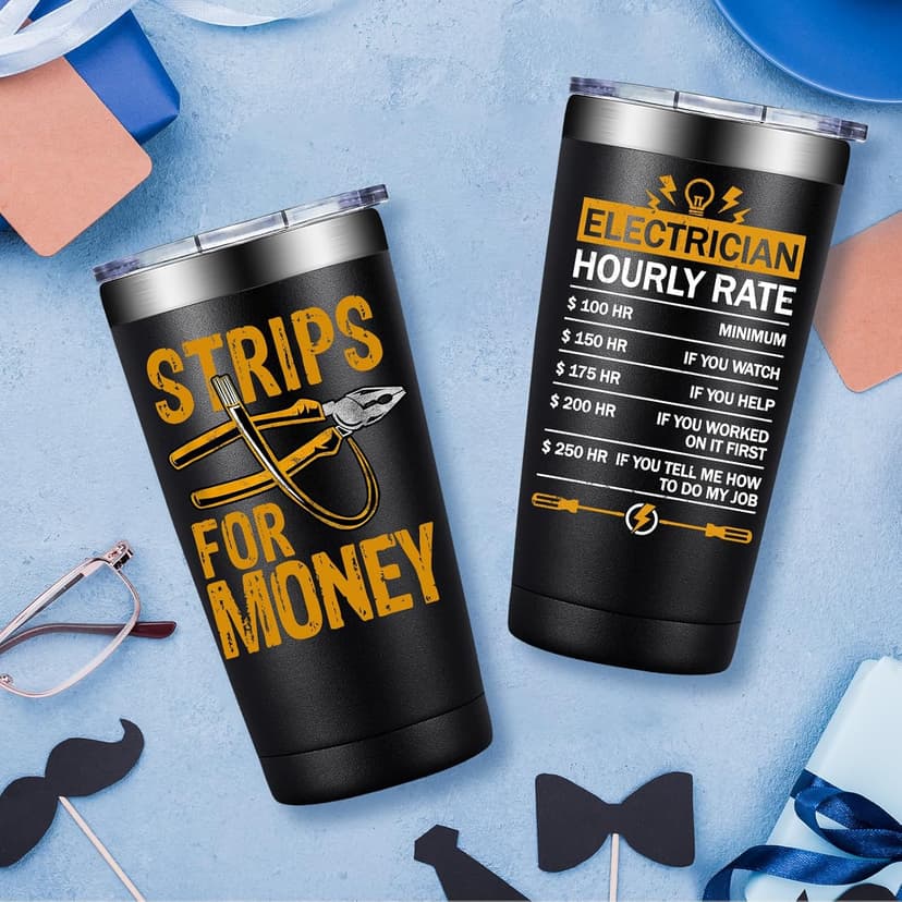 SpenMeta Christmas Tech Gifts for Men - Cool Technical Support Gifts for IT Techies Guys, Geek, Programmer - I'm My Family's Unpaid Tech Support Tumbler Cup 20oz