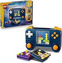 LEGO Creator 3 in 1 Retro Gaming Console Building Toy for Boys & Girls - Kids Build a Console, Mini Arcade Game, or Mini Computer - Gift Idea for Gaming Fans, Ages 8+ - 31380