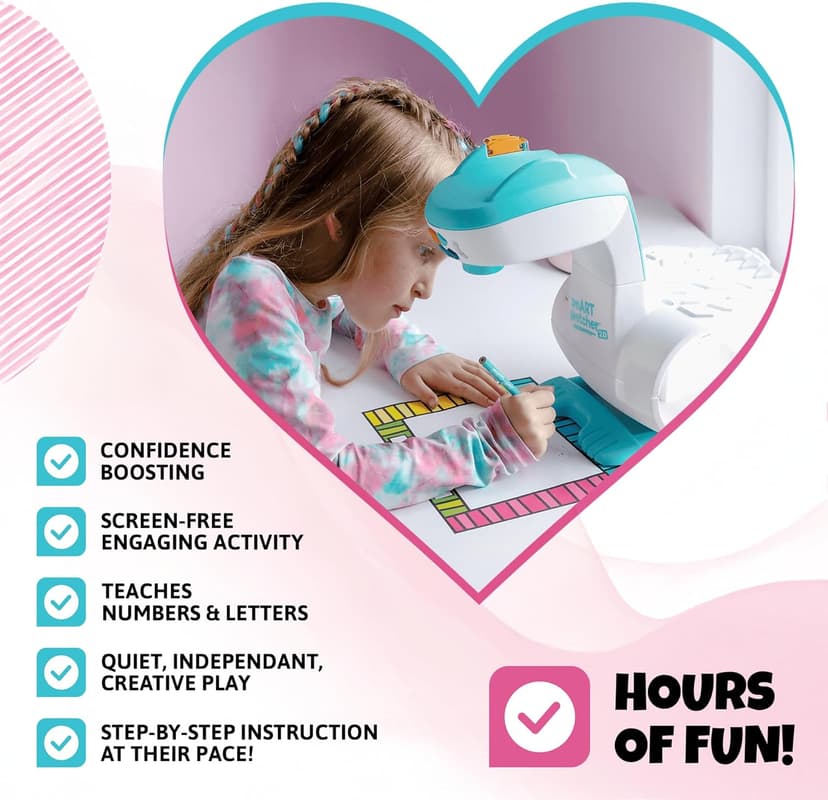 Flycatcher Smart Sketcher 2.0 Projector, Drawing and Tracing Projector for Kids, Educational Arts & Crafts Toy, Christmas Gift for Boys and Girls Ages 5+