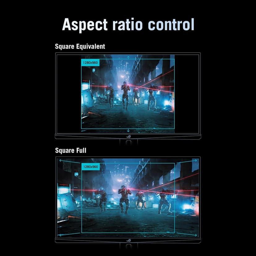 ASUS ROG Strix Ace 24” 1080P Esports Gaming Monitor (XG248QSG) - Full HD, Super TN Panel, 610Hz, 0.1ms, VRR, Low Input Lag, DisplayHDR400, Tripod Socket, HDMI 2.1, 3 yr Warranty
