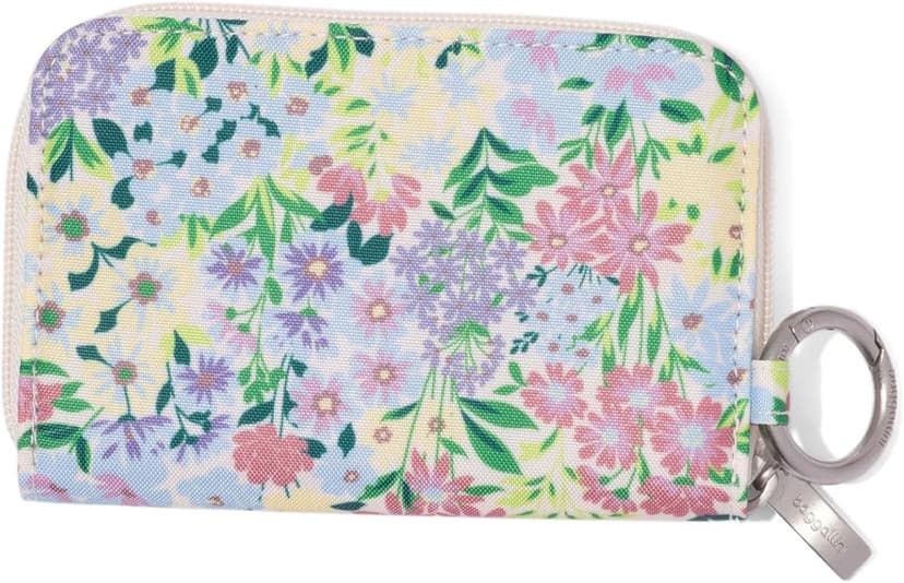 Baggallini Deluxe Card Case - Lightweight 5.5"x3.3" RFID Protected Womens Wallet Card Holder