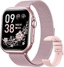 AKUMAKA Smart Watches for Women (Android/iPhone), 1.83" HD Smart Watch with Calls/Messages/Notifications, Sleep/Heart Rate/SpO2/Blood Pressure Monitor, 110+ Sports Modes Fitness Tracker Watch, 1000mAh Battery