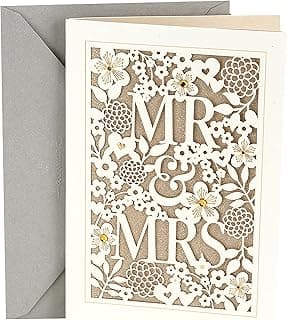 Hallmark Wedding Card (Mr. & Mrs.)