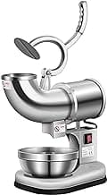 VIVOHOME Electric Dual Blades Ice Crusher Shaver Snow Cone Maker Machine Silver 440lbs/hr for Home and Commercial Use