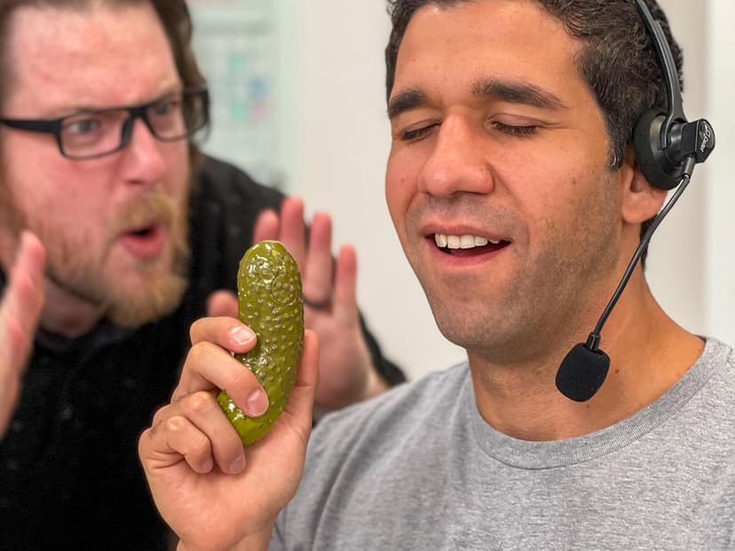 Mystic Pickle - Magic Fortune Teller with +100 Witty Responses - Unveiling The Briny Secrets of The Universe - Endless Entertainment with Friends, Family, Classroom Students - Best Novelty Gag Gift!