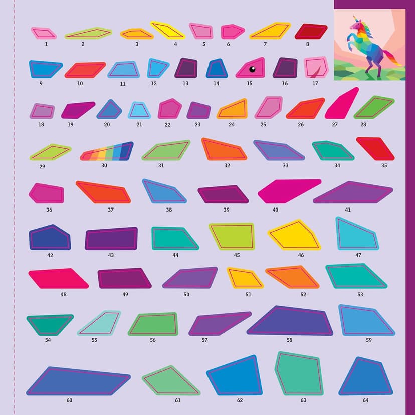 Paint by Sticker Kids (Official): Rainbows Everywhere!: Create 10 Pictures One Sticker at a Time! 1523517751