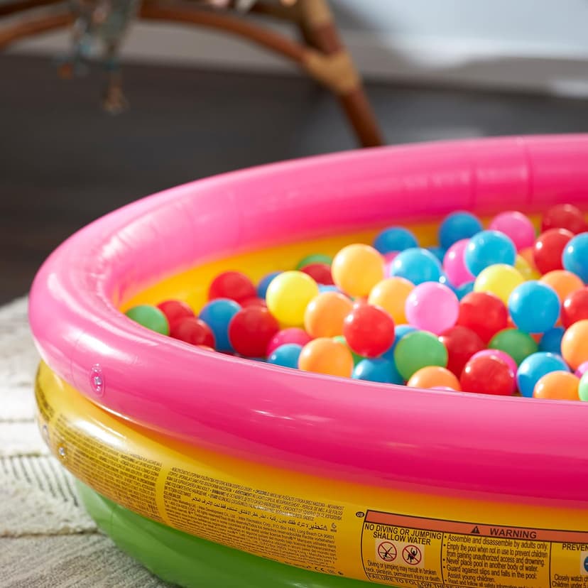 Intex Kiddie Pool - Kid's Summer Sunset Glow Design - 58" x 13"
