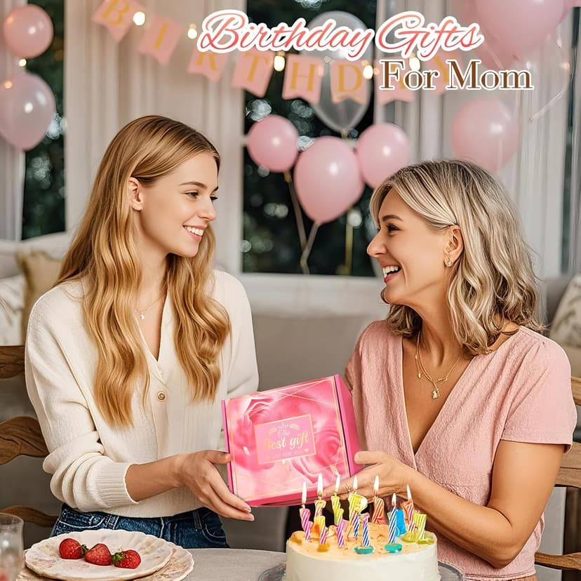 Unique Christmas Gift Baskets Set, Personalized Spa Presents for Birthday, Valentines, Mothers Day Eletorot Gifts for Mom from Daughter Son, Wife, Grandma, Sister, Friend B0D814KBSQ