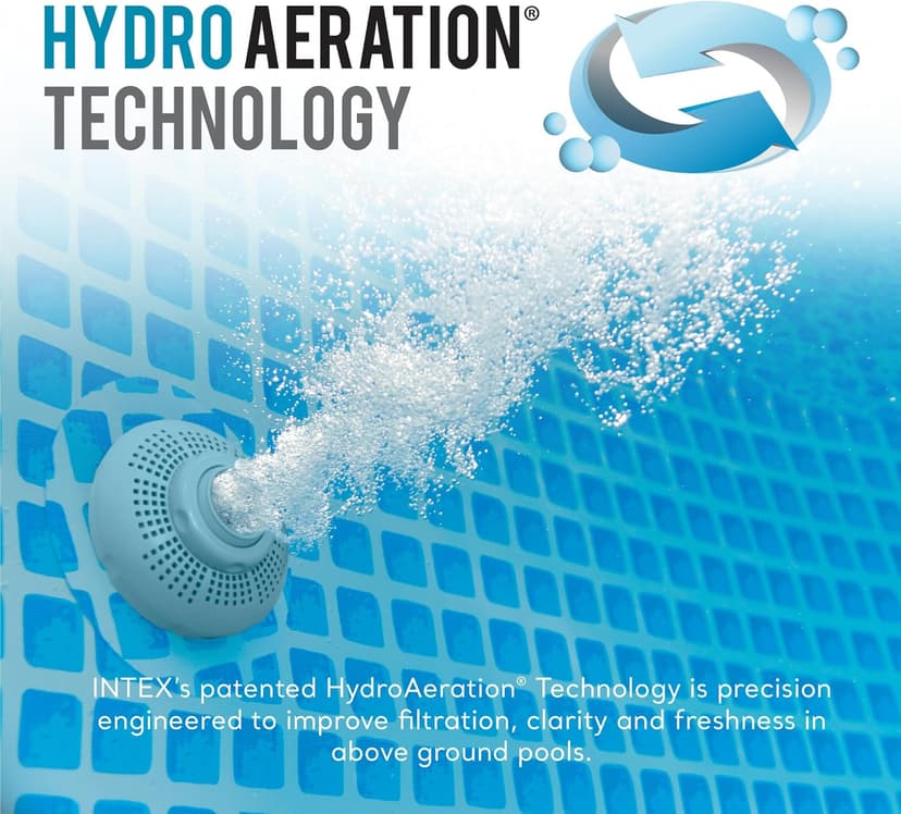 Intex 26363EH Ultra XTR Deluxe Rectangular Above Ground Swimming Pool Set: 24ft x 12ft x 52in – Includes 2100 GPH Sand Filter Pump – Easy Assembly