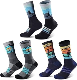 Jeasona Athletic Socks Men Running Cycling Gifts for Runners Riders Sports Gear Accessories