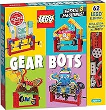Klutz Lego Gear Bots Science/STEM Activity Kit for 8-12 years