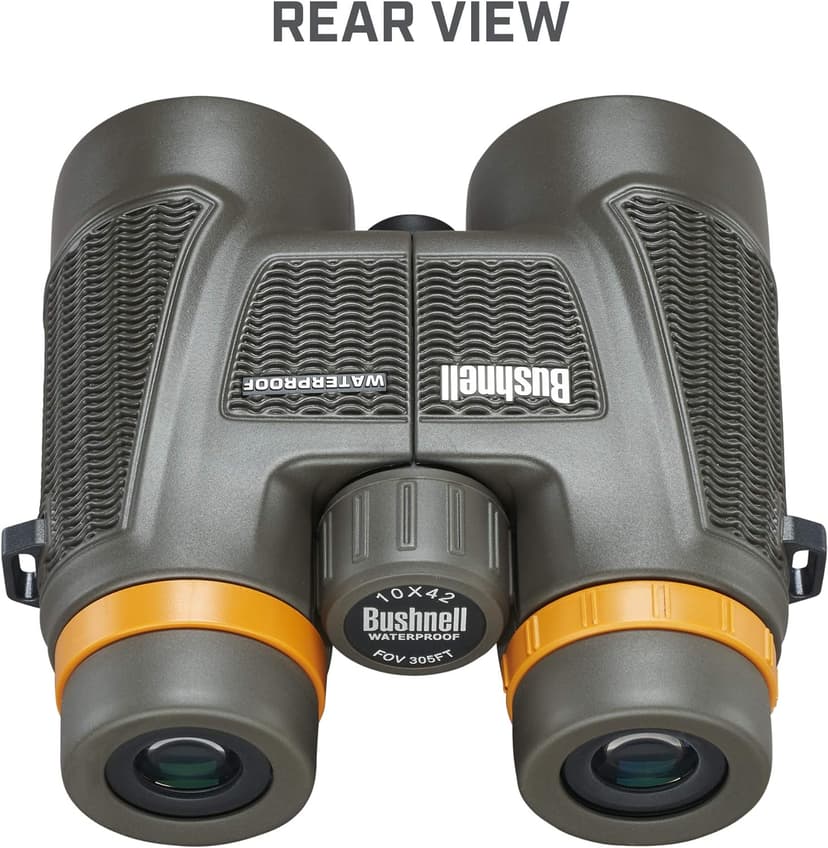 Bushnell H2O Xtreme 10x42 Compact Waterproof Binoculars - Fully Multi-Coated Lenses, Anti-Fog, High-Performance Optics for Hunting, Birdwatching, Fishing, Boating, and Travel