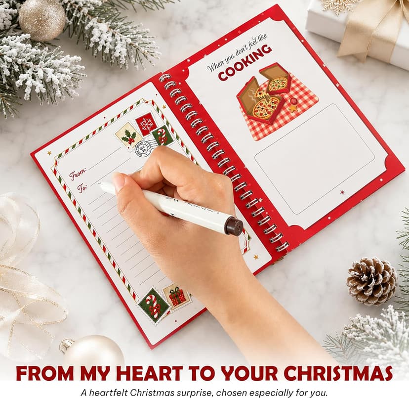 5x7 Inches Christmas Gift Card Book For Teens, Adults, Kids; Easy to Gift, Teen Girl Gifts Trendy Stuff, Stocking Stuffers Merry Christmas Gift Card Book For Teens, Adults - 24 Pages Gift Card Book B0HBPYN1SW