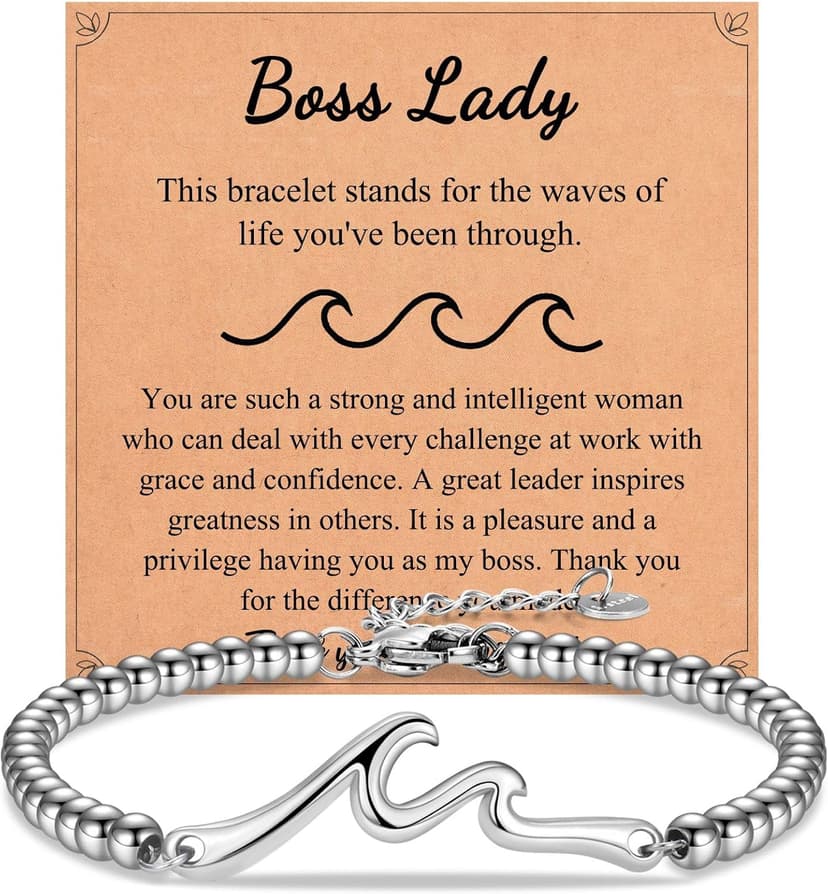 The Wave of Life Bracelet, Christmas Birthday Valentines Graduation Day Gifts for Women Her Gifts for Best Friend Sister Daughter Granddauhgter Niece B0DCJFR132