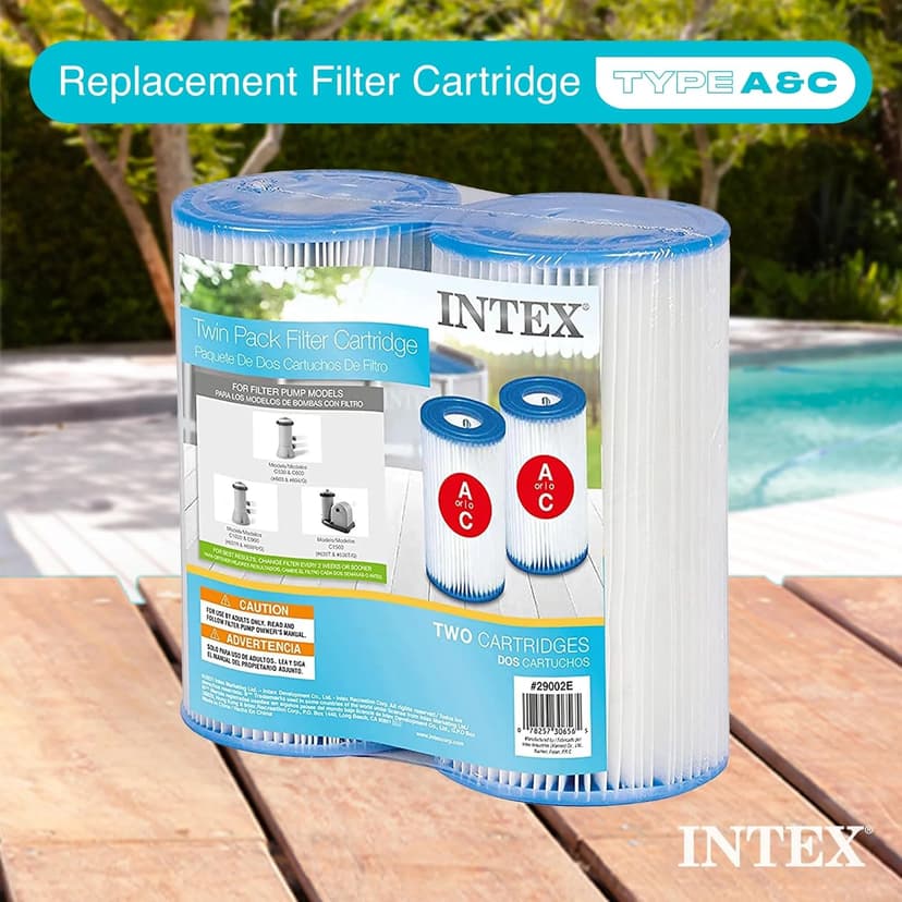 FILTER CARTRIDGE A 2PK by INTEX RECREATION MfrPartNo 29002E