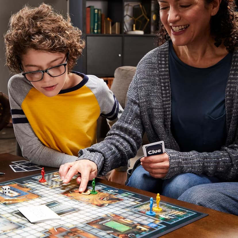 Clue Board Game for Ages 8 and Up, Reimagined Clue Game for 2-6 Players, Mystery, Detective, Family Games for Kids and Adults