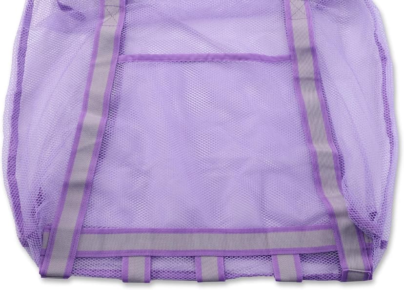 LEAFOREST Large Beach Bag with Zipper - Lightweight Mesh Bag for Swimming Pool Sand Toys