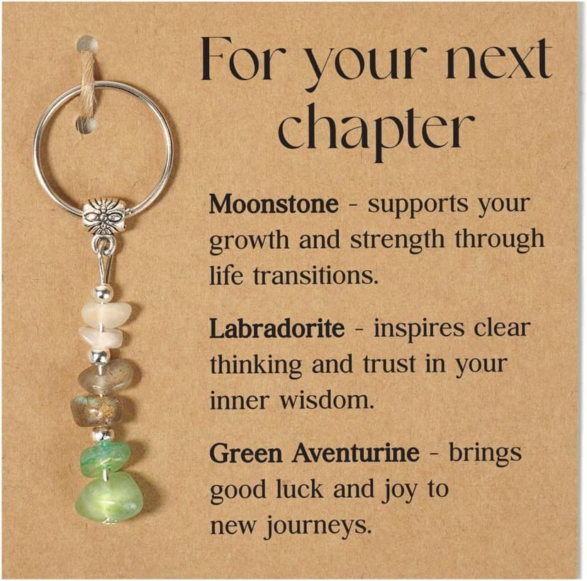 Cute Keychain Best Friend, Coworker Gifts, Teacher, Nurse, Retirement Gift For Woman, Crystal Key Chains For Farewell, Going Away, Leaving, Housewarming, New Job (For Your Next Chapter)