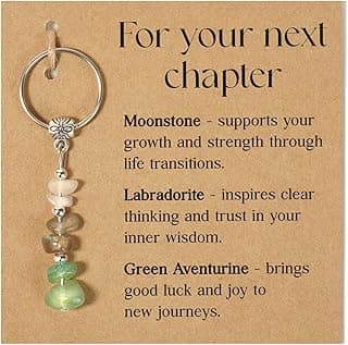 Cute Keychain Best Friend, Coworker Gifts, Teacher, Nurse, Retirement Gift For Woman, Crystal Key Chains For Farewell, Going Away, Leaving, Housewarming, New Job (For Your Next Chapter)