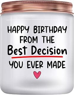 Funny Women Happy Birthday Gifts Ideas for Her Him Girlfriend from Boyfriend Her Him Birthday Gifts for Wife from Husband, 7Oz Lavander Scented Candles B0BF59J8K4