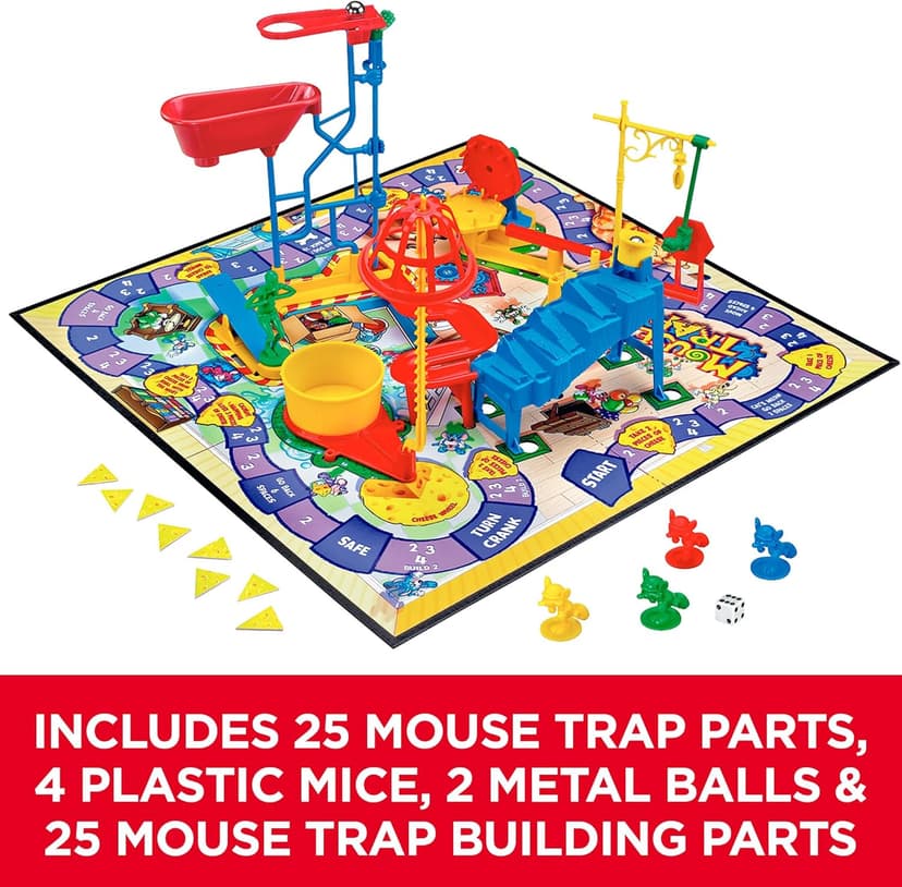 Mouse Trap Board Game For Kids Ages 6 and Up (Amazon Exclusive)