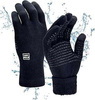 DRYMILE Alpine Waterproof Dexterity Gloves – Thermal Fleece Gloves for Men & Women – Touchscreen & Non-Slip Grip – Hiking, Skiing, Cycling, Fishing & Hunting.